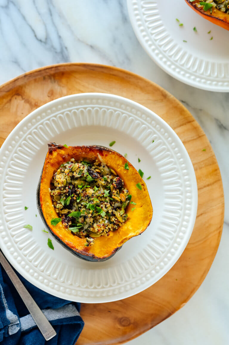 Recipe: Vegetarian Stuffed Acorn Squash